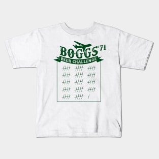 Boggs Beer Challenge '71 on white Kids T-Shirt